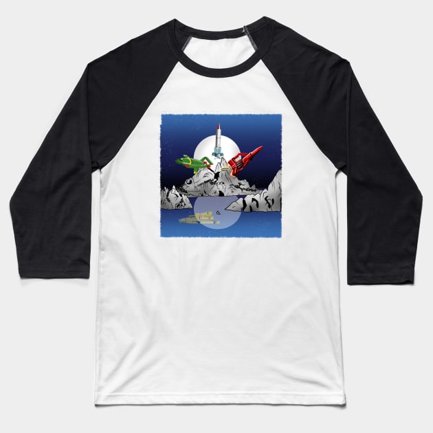 Thunderbirds Tracy Island Baseball T-Shirt by LICENSEDLEGIT